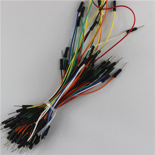 65Pcs Male to Male Solderless Flexible Breadboard Jumper Cable Wires For Arduino
