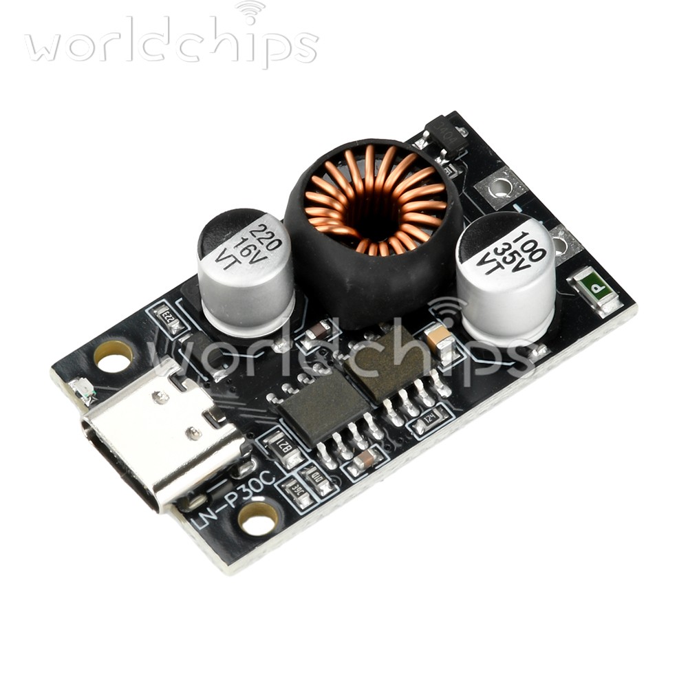 DC 10-30V 30W Mobile Power Fast Charging Module Car Charging Type C PD3.0 QC3.0