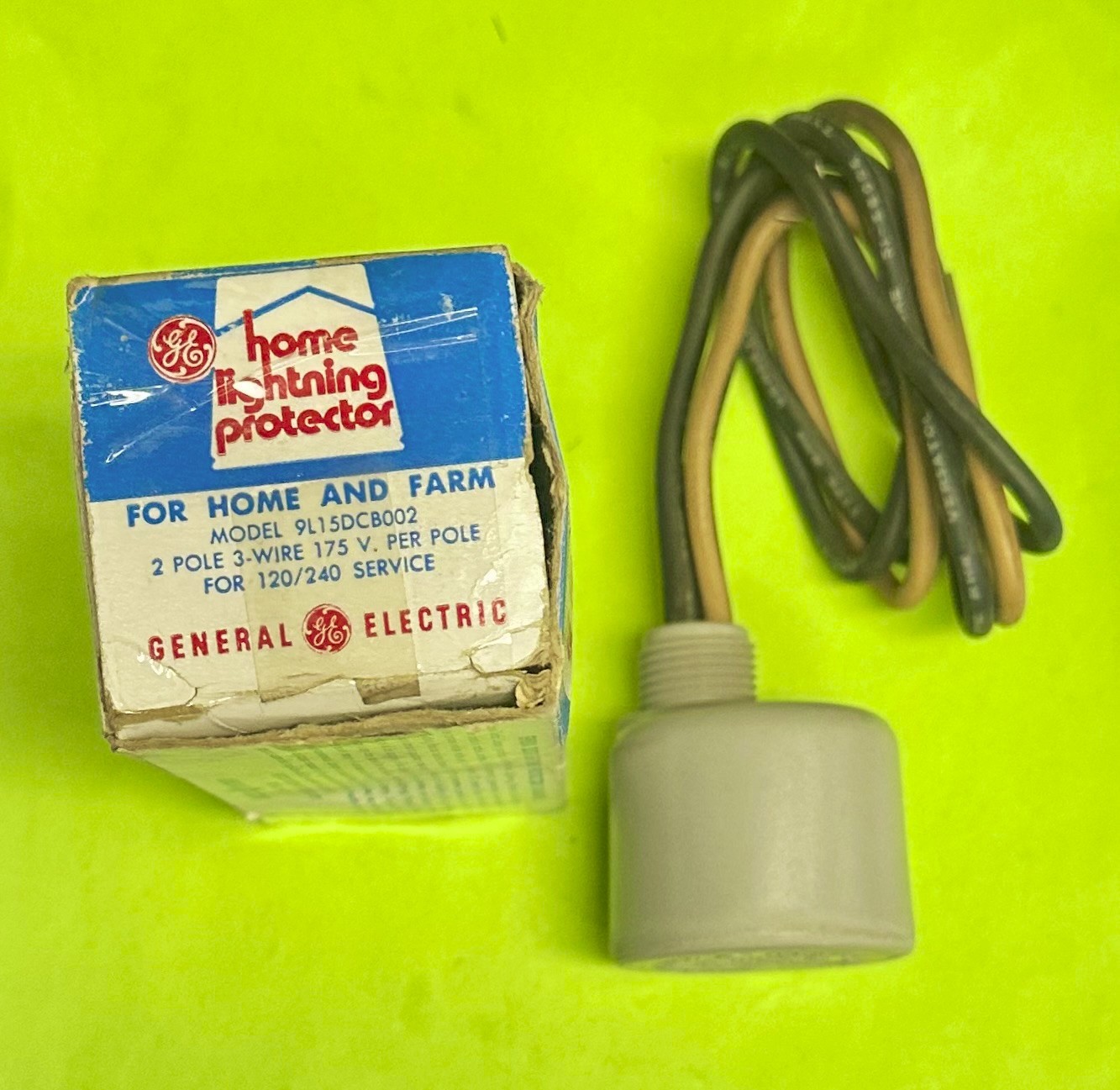 General Electric GE 9L15DCB001 Home Lighting Arrester Model for Home & Farm