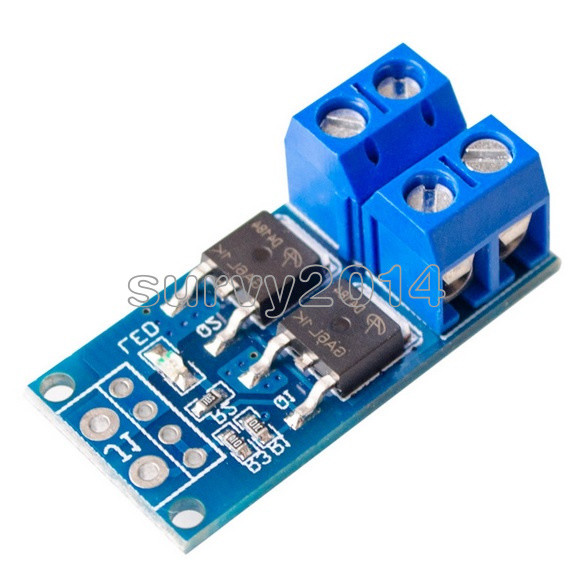 2PCS 15A 400W MOS FET Trigger Switch Drive Module PWM Regulator Control Panel S