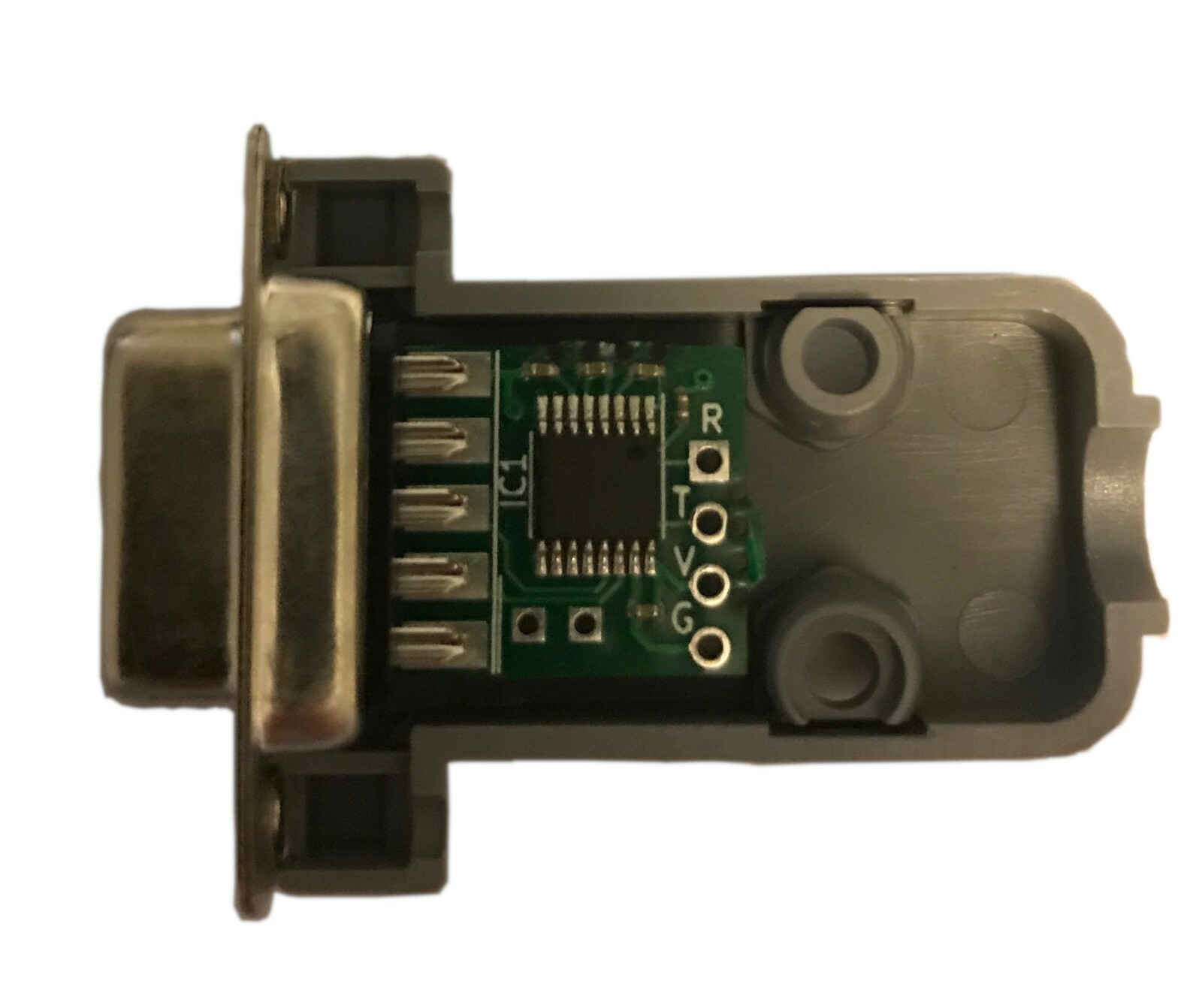 RS232 TTL Mini Level Translator Shifter in dB9 Clam Shell