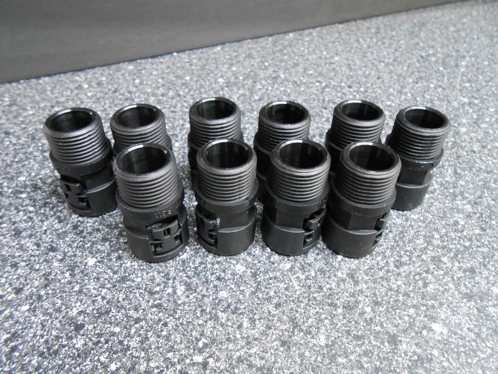 10 x REIKU PAGOB-12P11 CONDUIT STRAIGHT CONNECTORS WITHOUT SEAL MALE THREAD