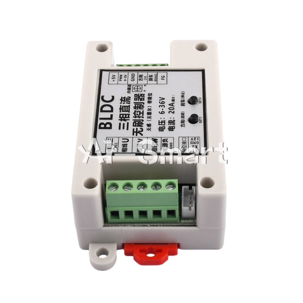 ZS-X14 400W BLDC 3-Ph DC Brushless Driver Control Board Motor Controller w/Limit