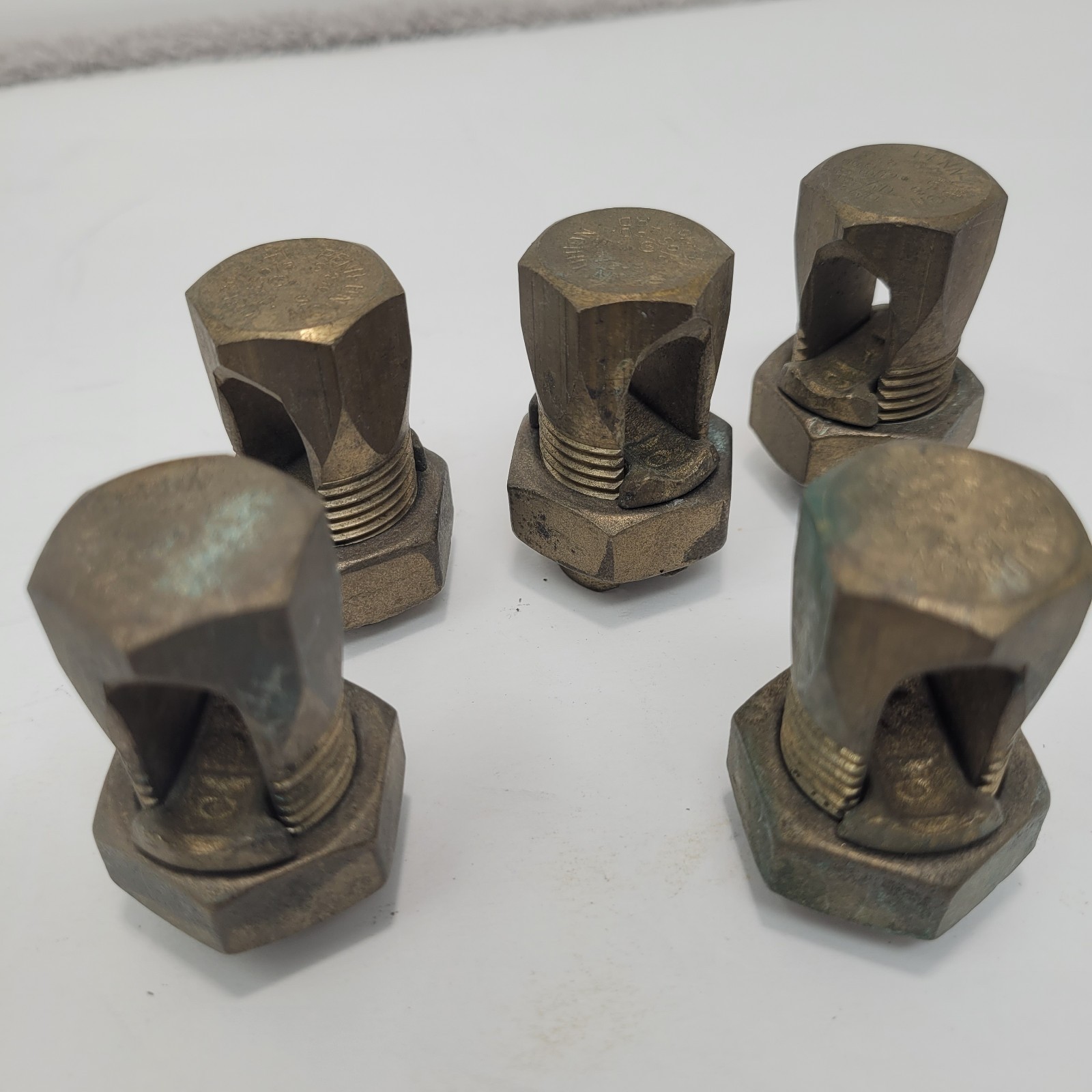 Penn-Union S-2/0, 2/0 AWG Run, 14 AWG Tap, Copper, Split-Bolt Connector, (5 pc)
