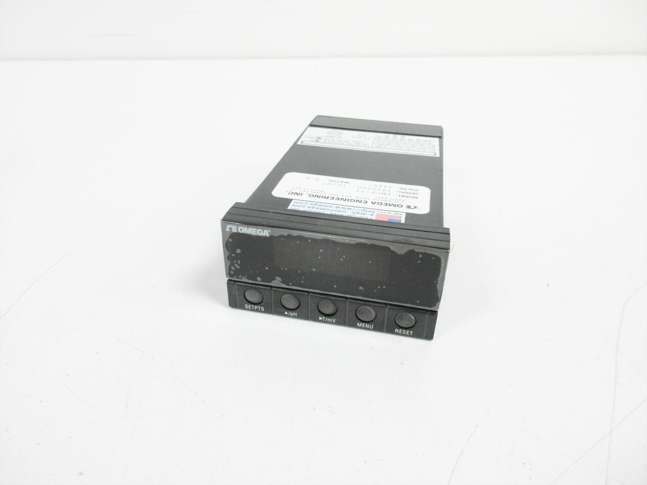 OMEGA PCHN-37 PH CONTROLLER 0 TO 14.00 PH