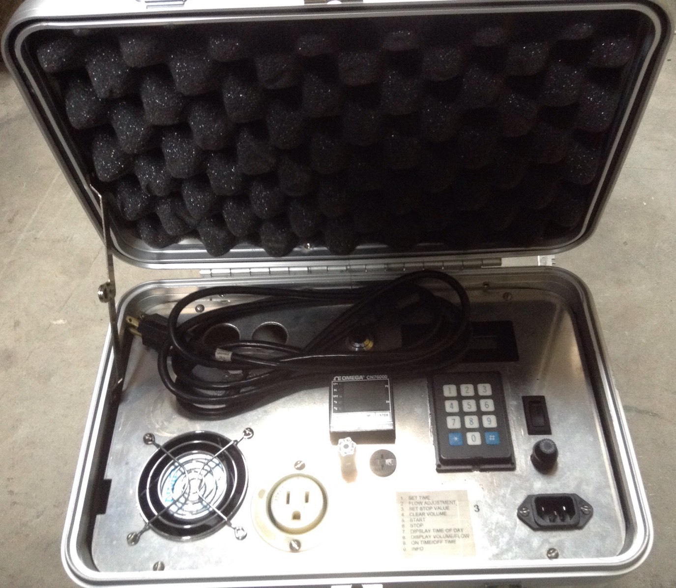 Omega Sampler Air With Omega Controller CN76000 & Fan NMB 3115FS-12T-B10