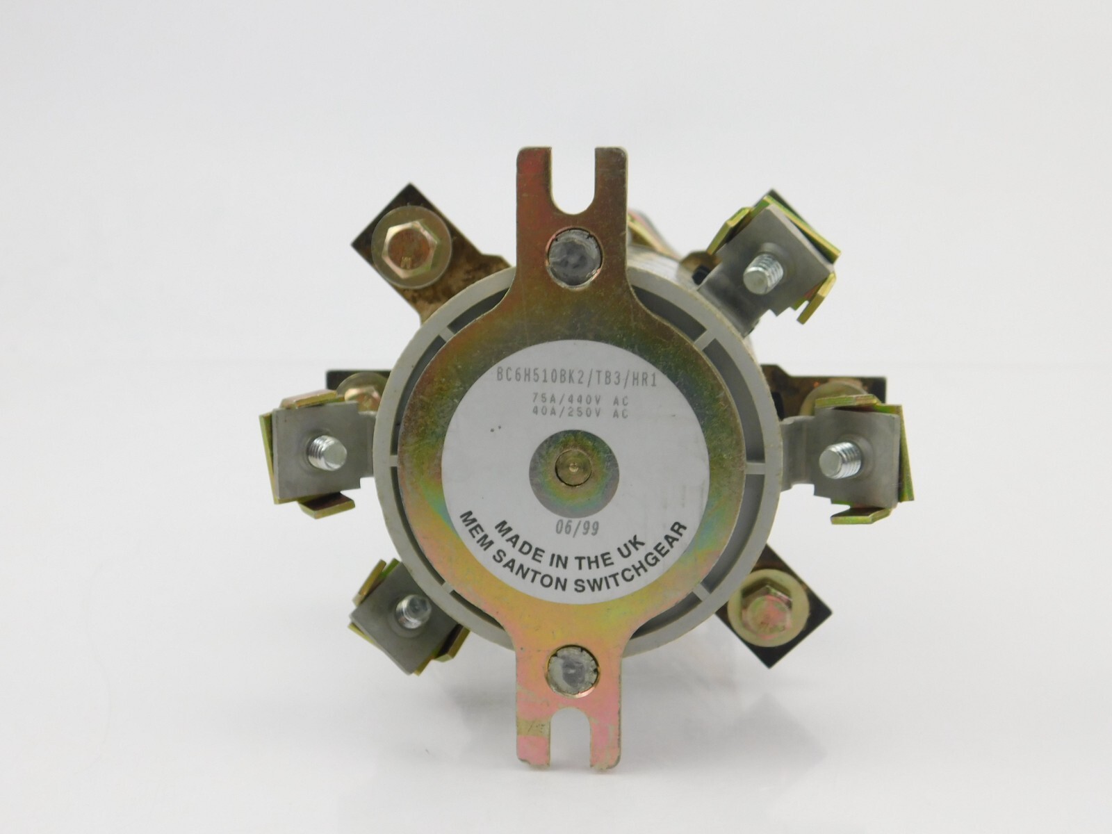 Mem Santon Switchgear Bc6h510bk2/Tb3/Hr1 75a/440v Ac 40a/250v Ac