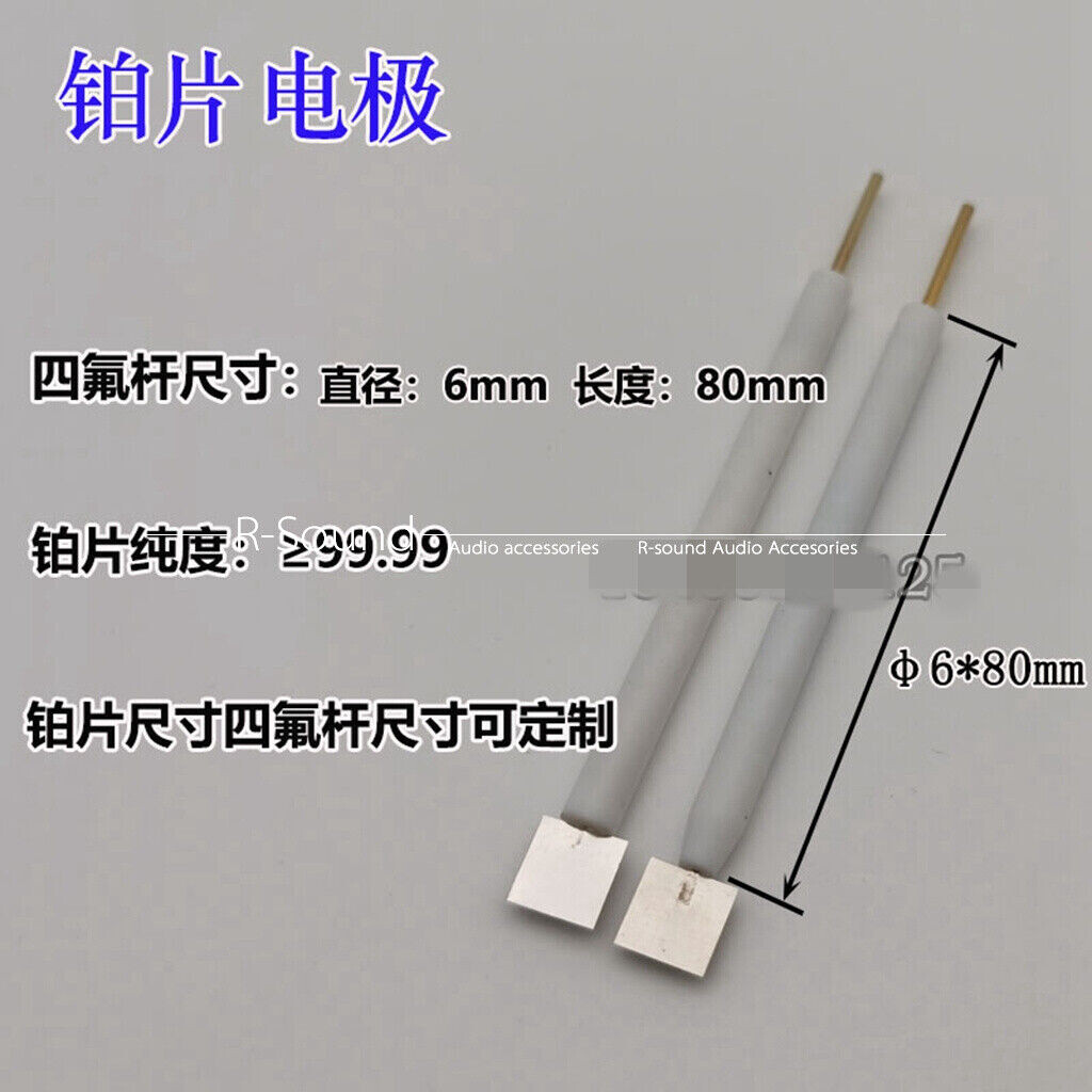 1pcs Platinum electrode 10*10*0.1mm Auxiliary Counter electrode Purity 99.99