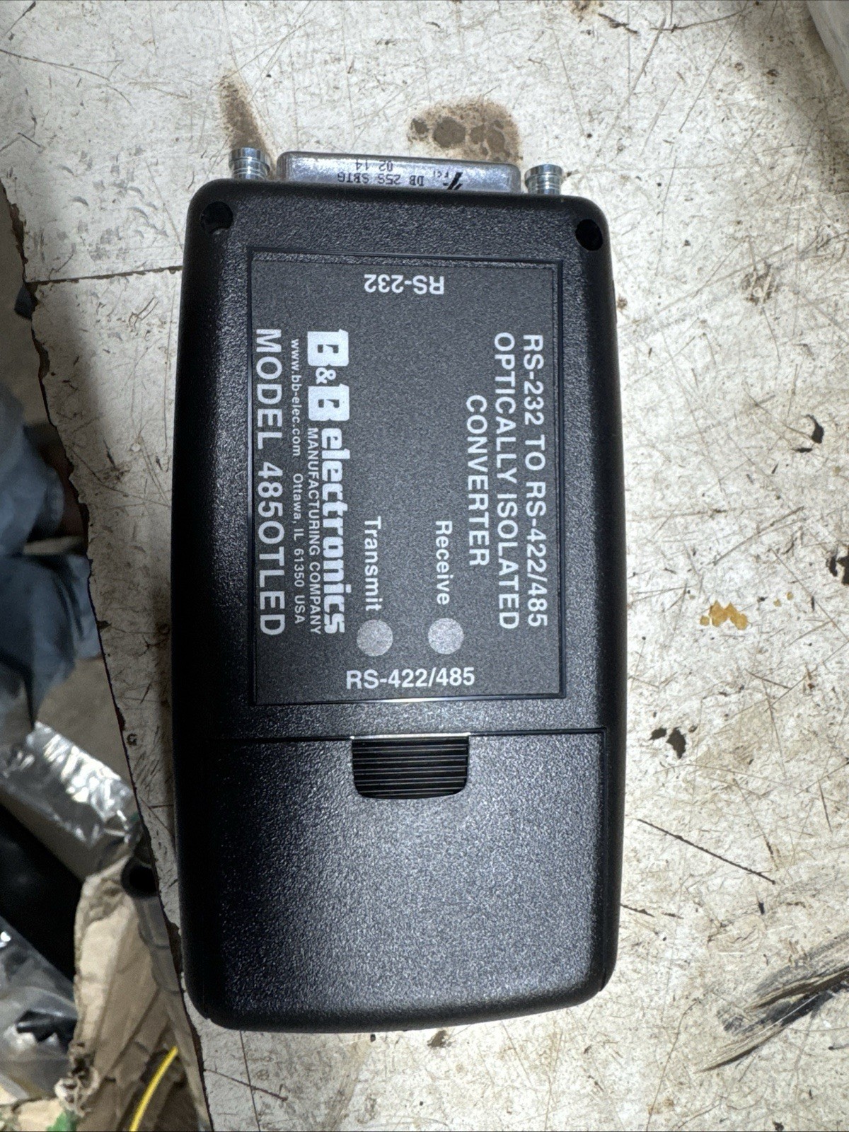 Black Box RS-232 – RS-422/485 Optically Isolated Converter IC1655A