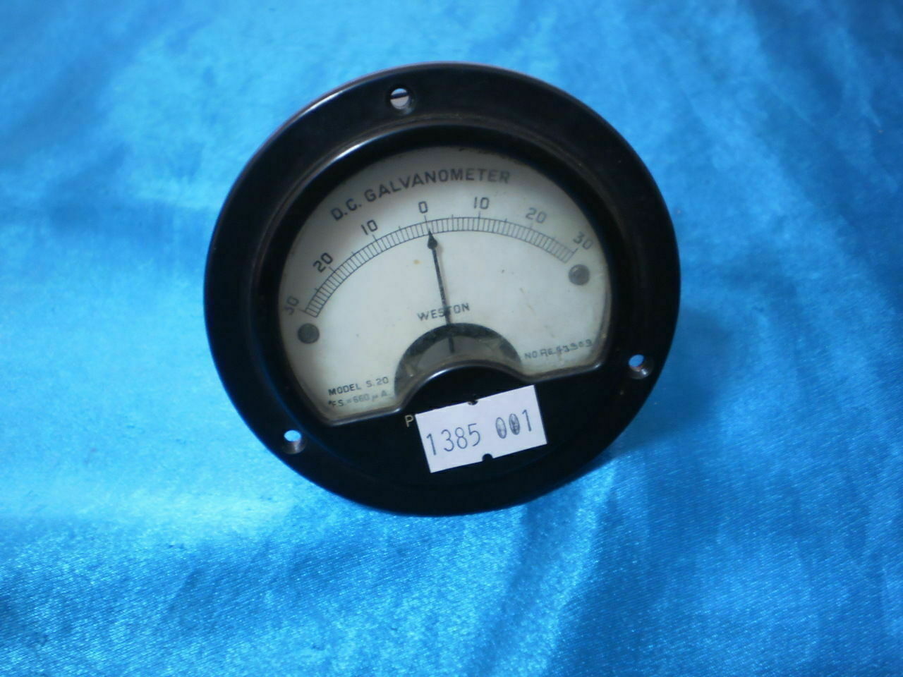 Weston S.20 S20 DC Galvanometer 30 Days Warranty Expedited Shipping