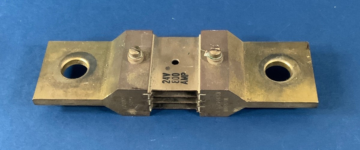 800A 50mv DC Shunt Brass Weston