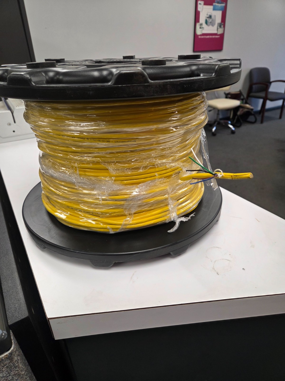 Flexible sensor/actuator cable, unshielded, 5 conductors, 22 AWG 100ft spool