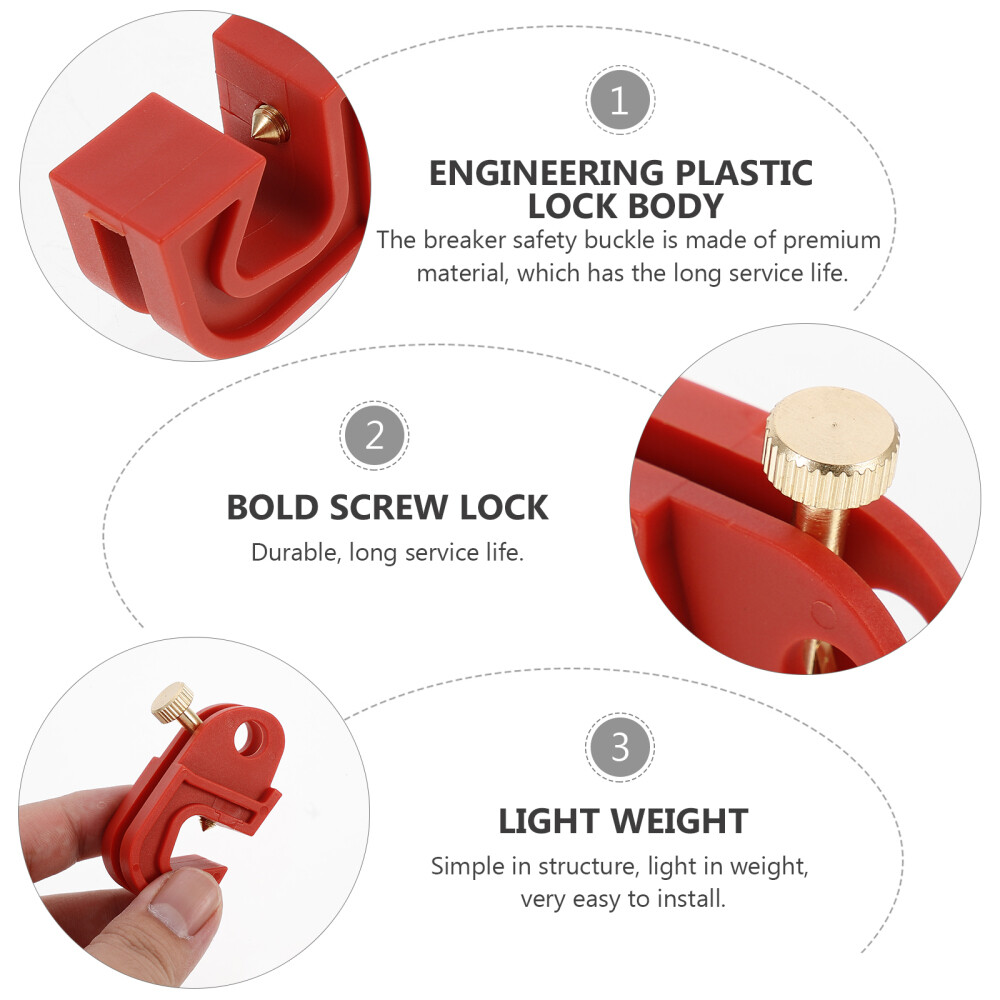 Single Pole Breaker Lock kit Electrical Breaker Clamp Lock Out Breaker Lock