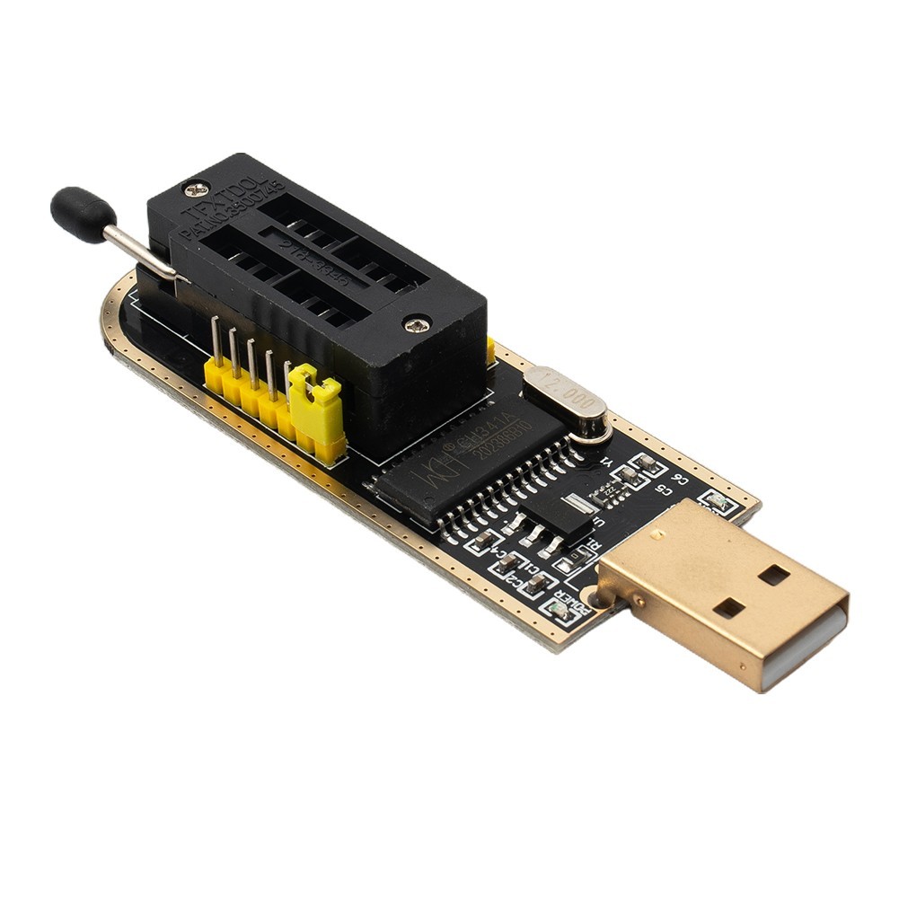 1 Set USB Programmer SOP8 To DIP8 Test Programming Folder CH341A Module