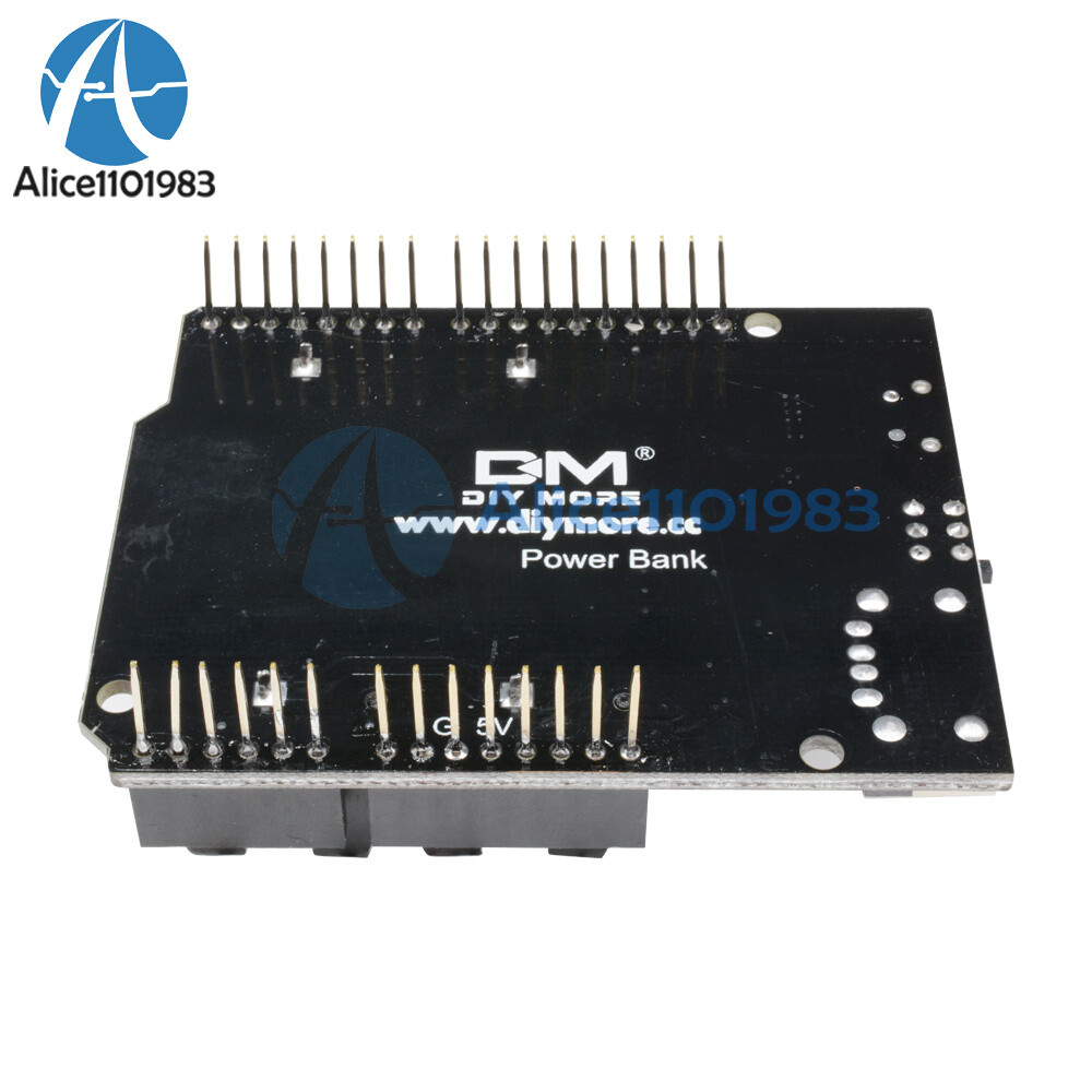 ESP8266 ESP32 16340 Battery Shield Power Bank Supply Module for Arduino UNO R3