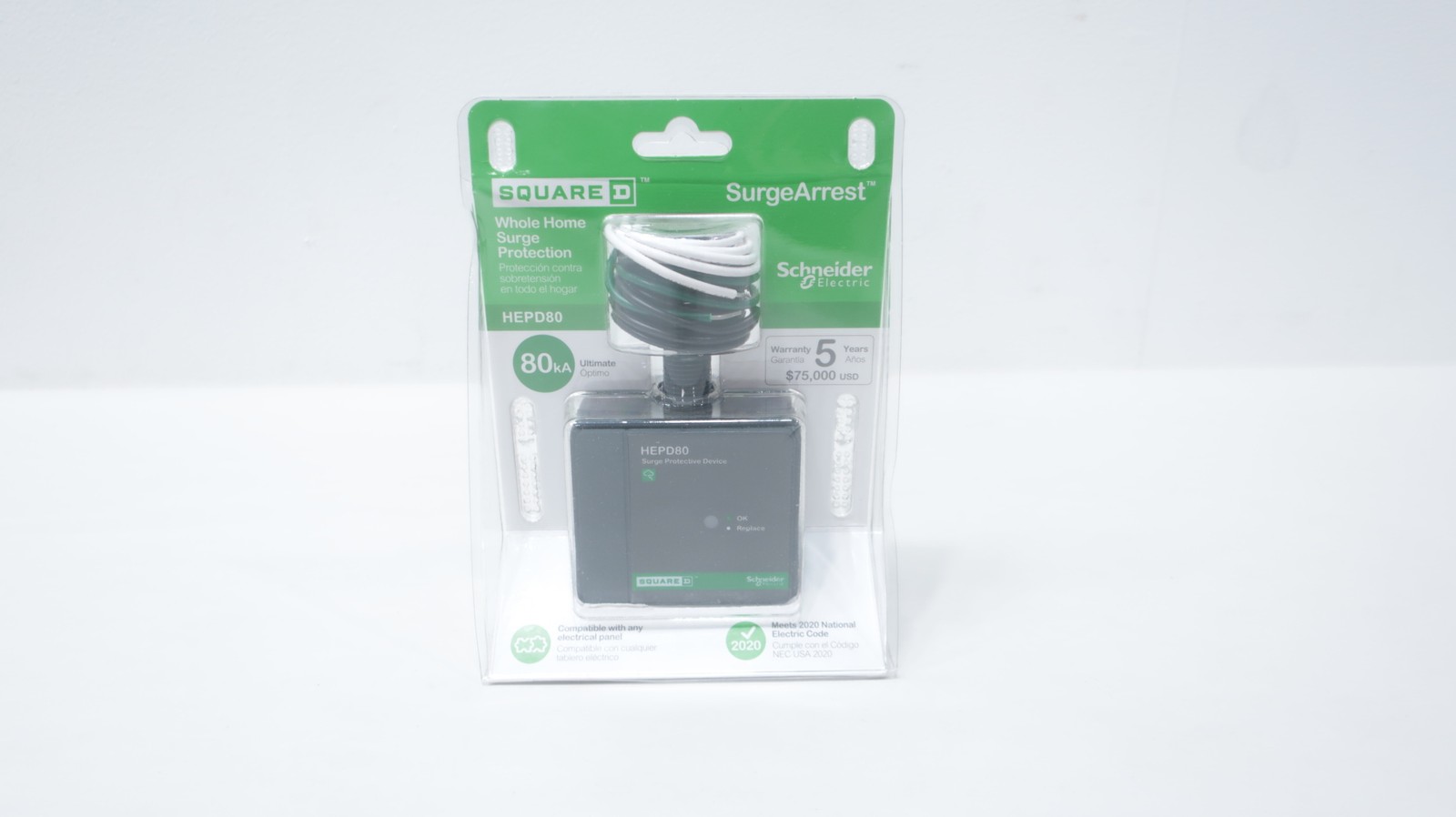 Square D HEPD80 Surgearrest Surge Protective Device