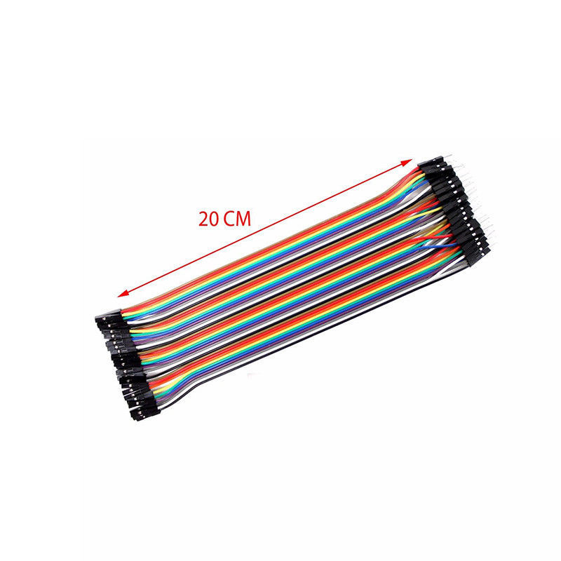 3 x 40Pin 20cm DuPont 1P-1P Wire Jumper Cables Pin-Pin Pin-Socket Socket-Socket