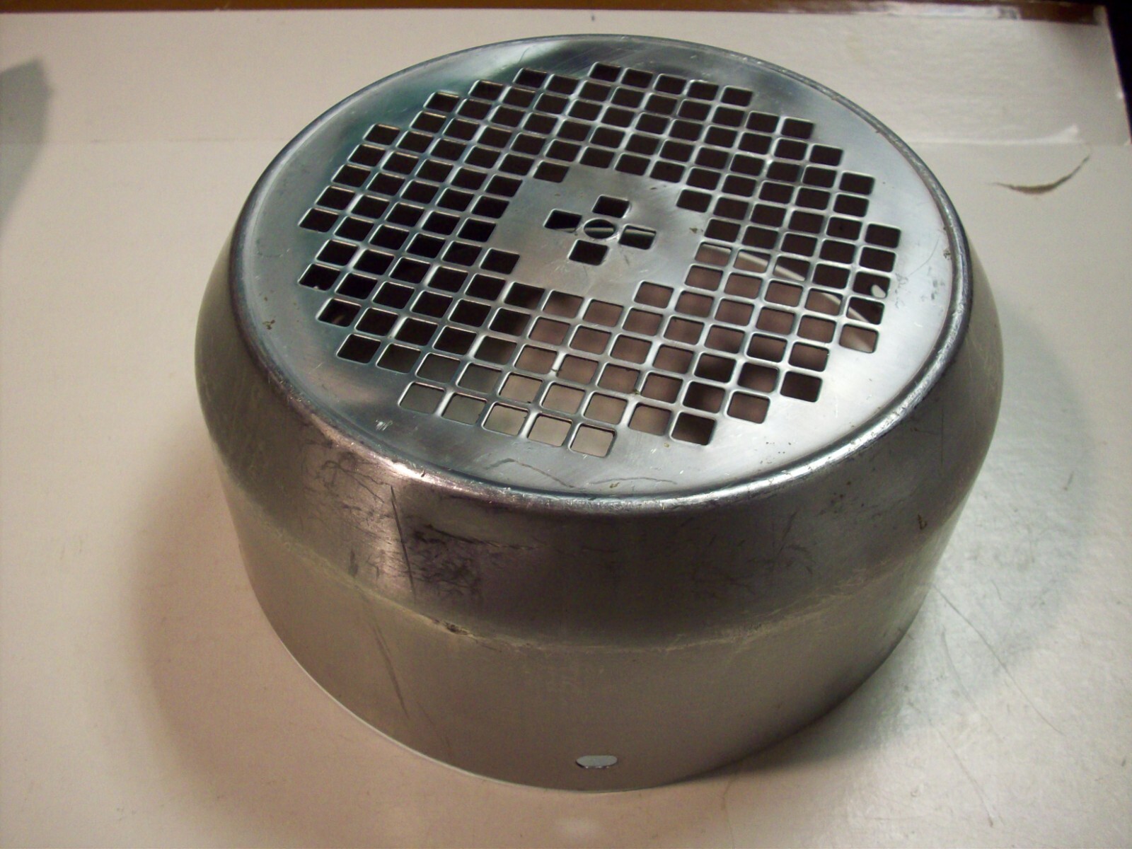 Electric Motor stainless tin cover Unknown brand 8-9/16″ ID 3-1/2″ deep