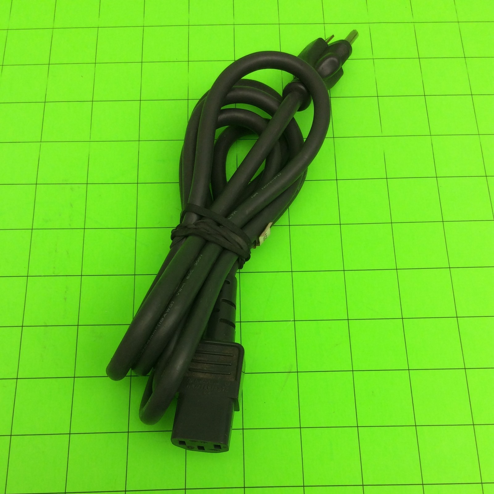 10A 125V AC 6FT Black Power Cable Cord