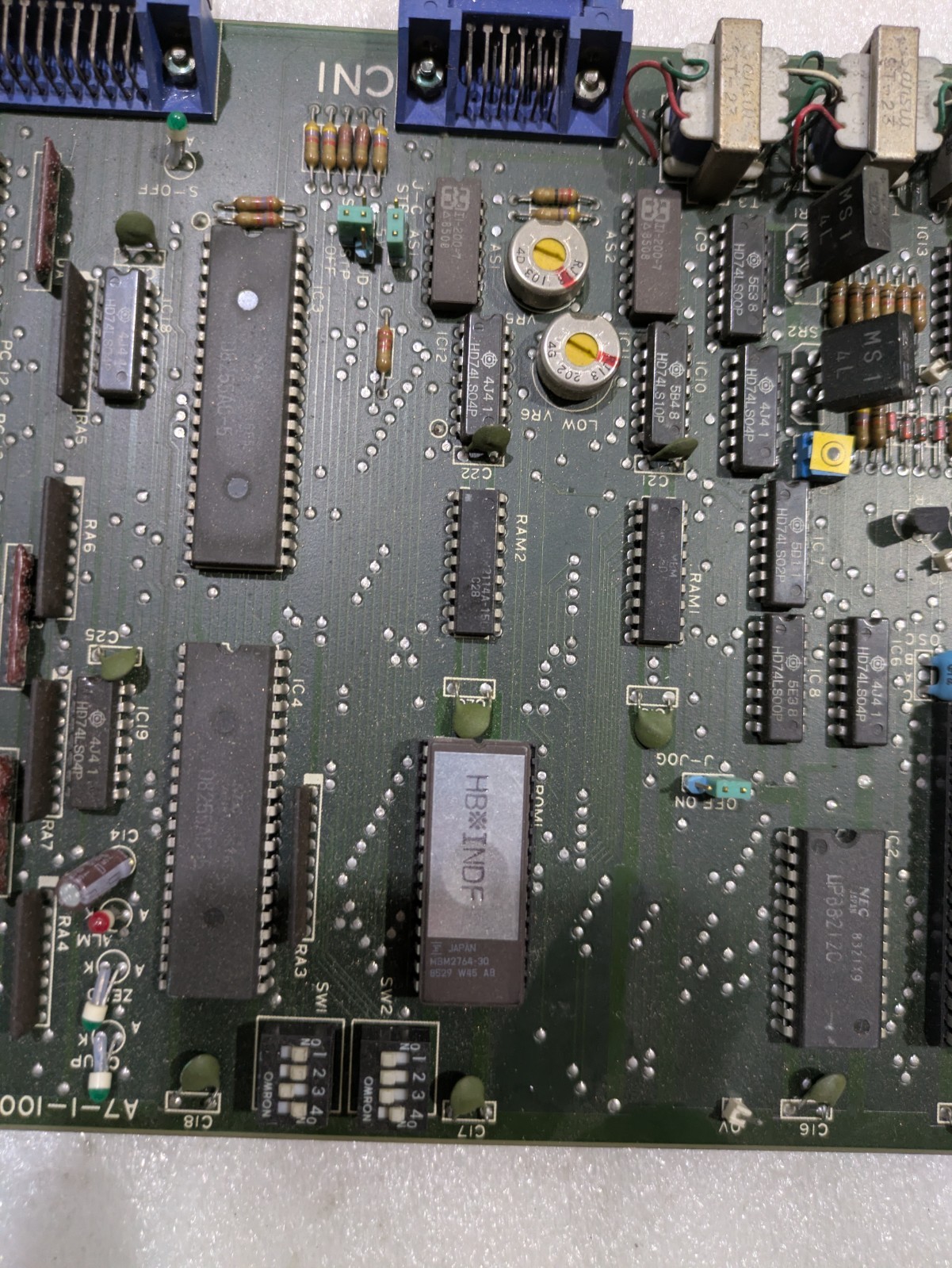Hitachi Seiki A7-1-10044-ID Sanyo Denki Position Control Board APC-1E HC400-40