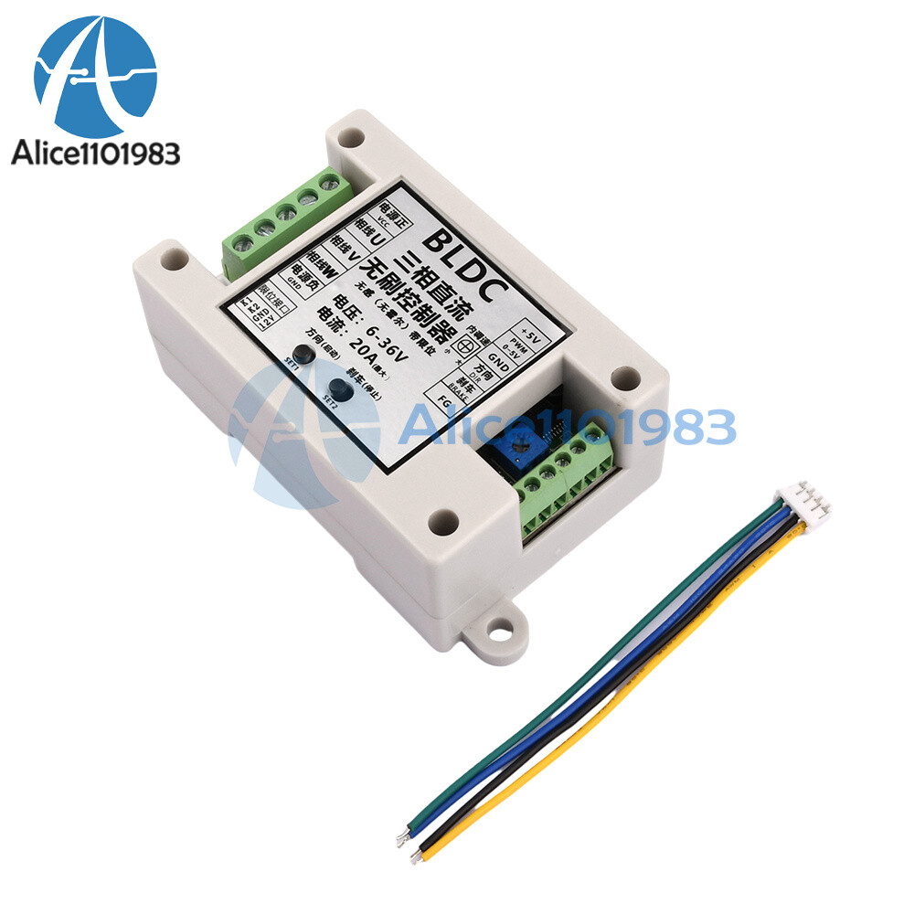 ZS-X14 400W BLDC 3-phase DC Brushless Driver Control Board Motor Controller DIY