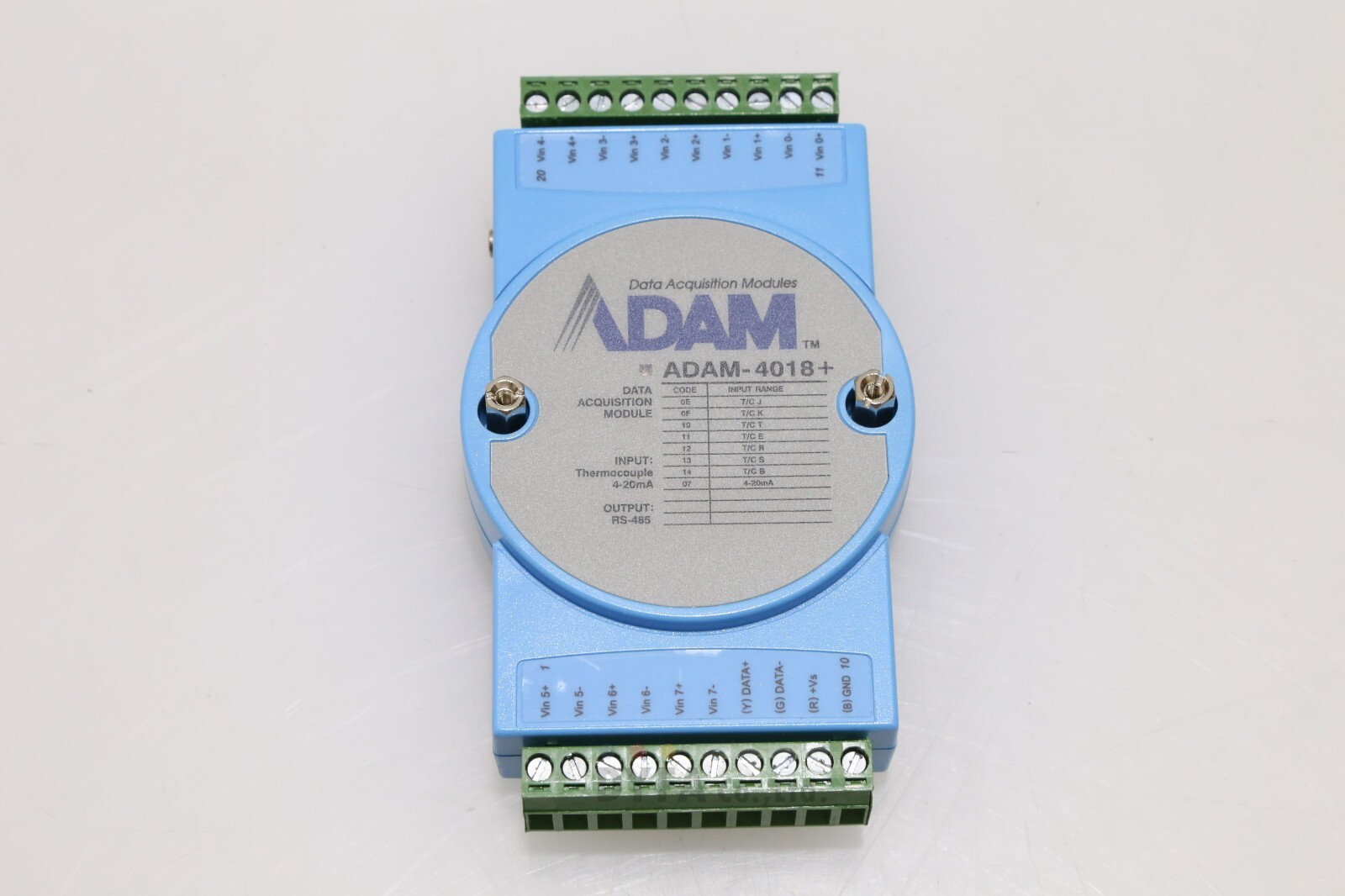 ADVANTECH used ADAM-4018+,ADAM-4018+-BE Data Acquisition Modles ELEC-I-3037=9C39