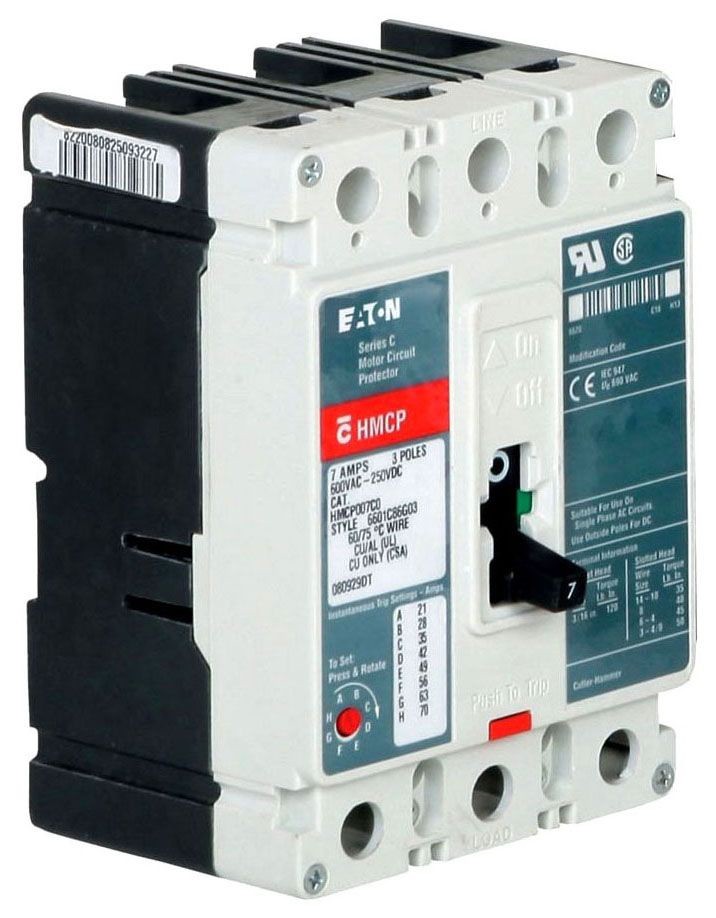 NIB – Eaton – HMCP070M2C – Eaton Hmcp070M2C, A 70A Motor Circuit Protector