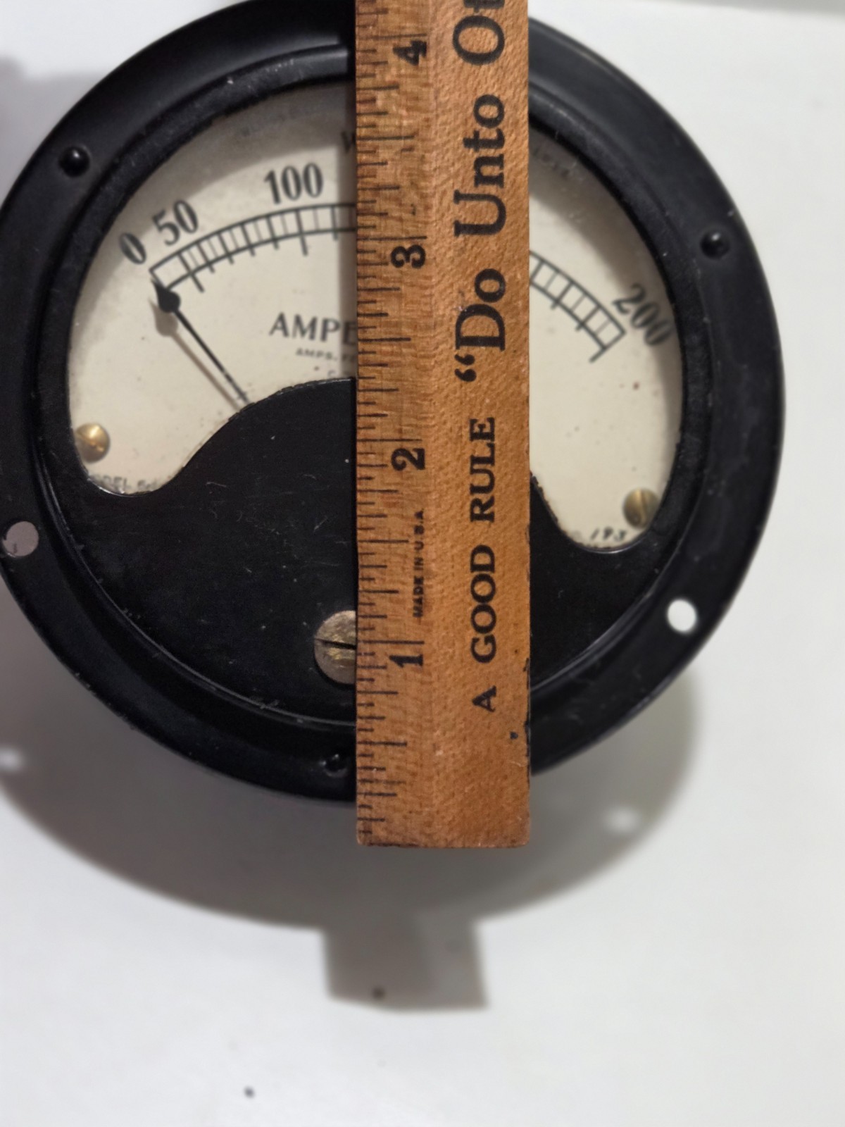 Weston Model 642 AC Ampers Amps Meter 50-200A