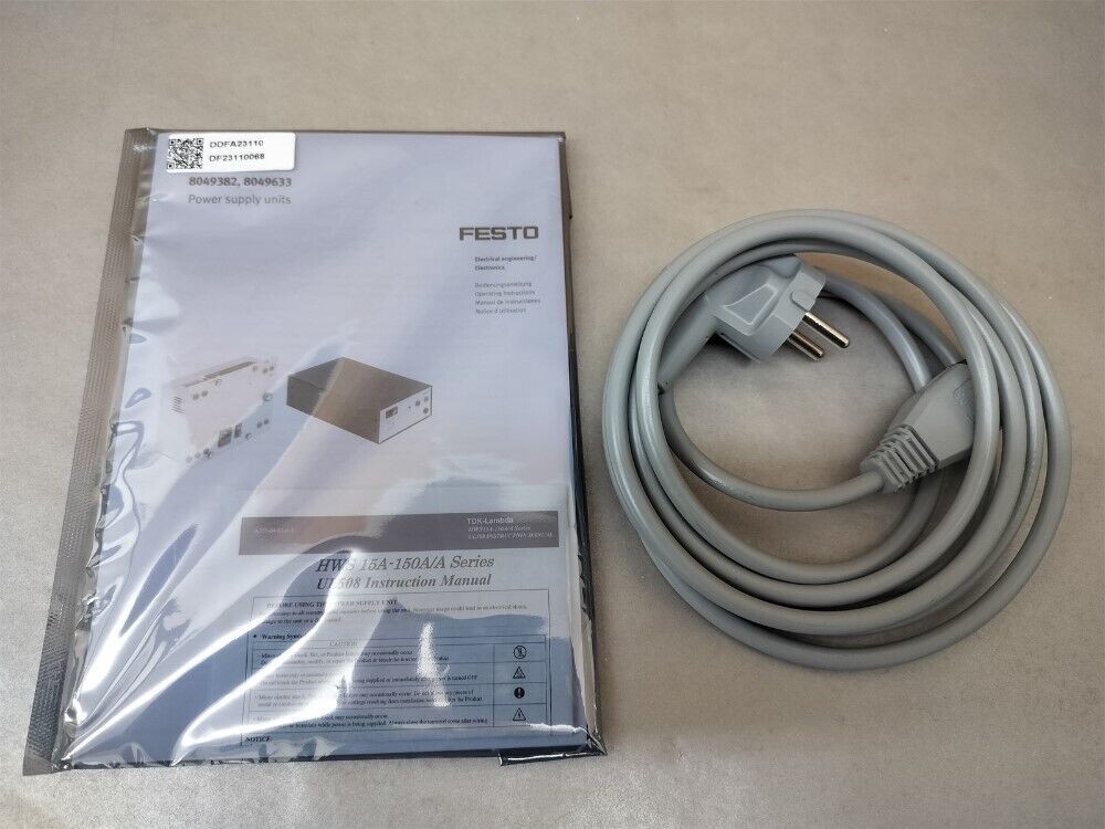 Festo Desktop Power Supply Unit 24 V DC AS-NG-PSU24V-ULCSA 8049633 Series L3
