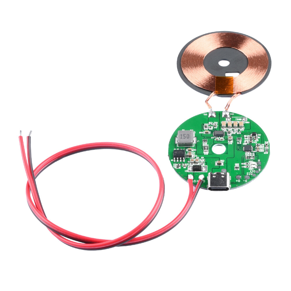 Type-C 20W Wireless Charger Transmitter Module Fast Charging Board For Phone DIY