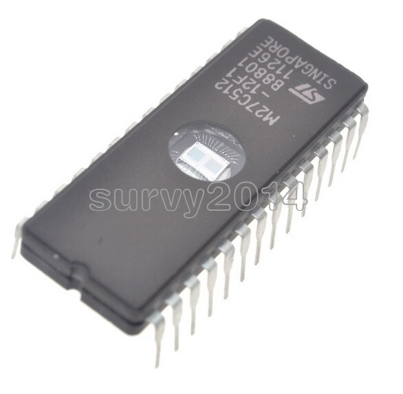 10pcs M27C512-12F1 M27C512 EPROMs ST NEW
