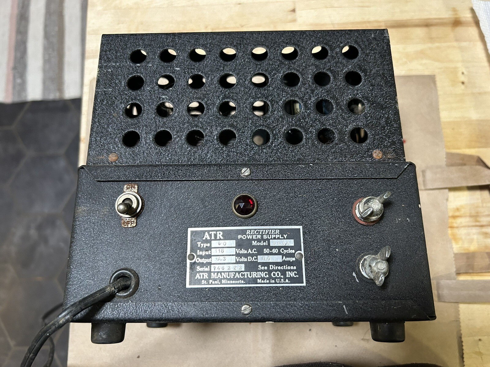 Weston Electrical Instrument Corporation Reactance Model 500 Vintage Antique NJ