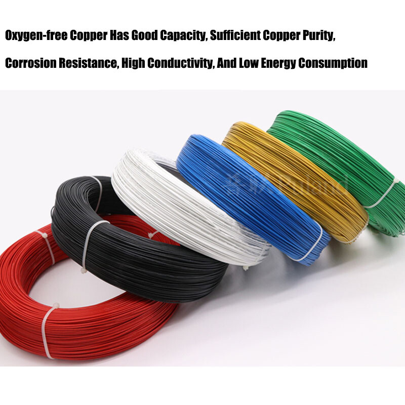 Flexible Tin Plated Copper UL1332 12AWG to 28AWG PTFE Cable for High Temperature