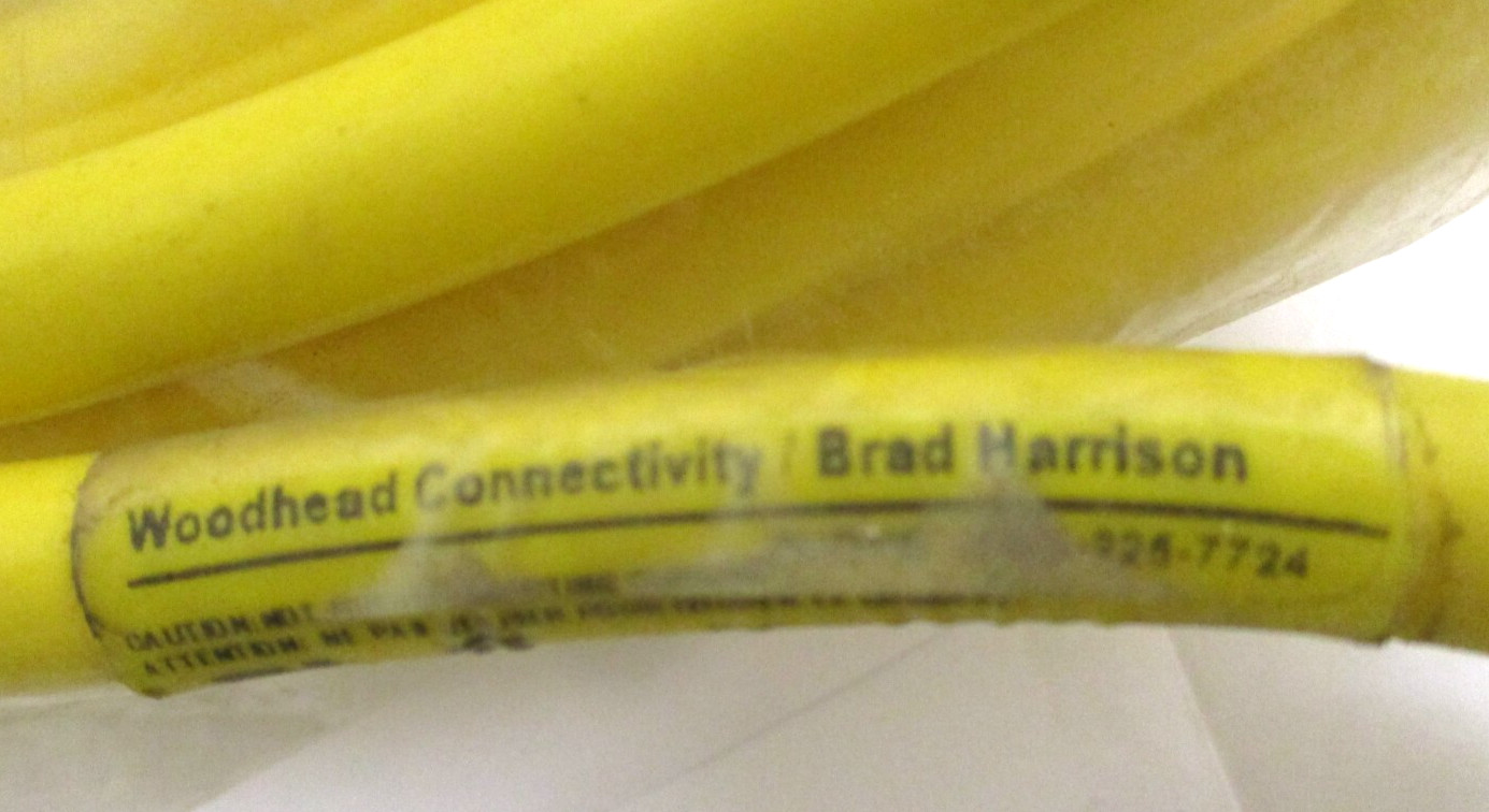 BRAD HARRISON-WOODHEAD CONNECTIVITY, 104000A01F300, 4-PIN 16/4 CORDSET, SURPLUS