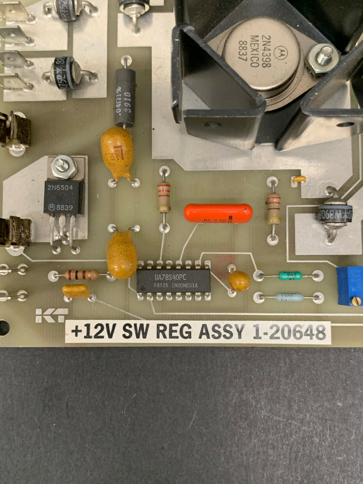 Kearney Trecker SW Reg Assembly +12V 1-20648 PC Board – 30 Day Warranty