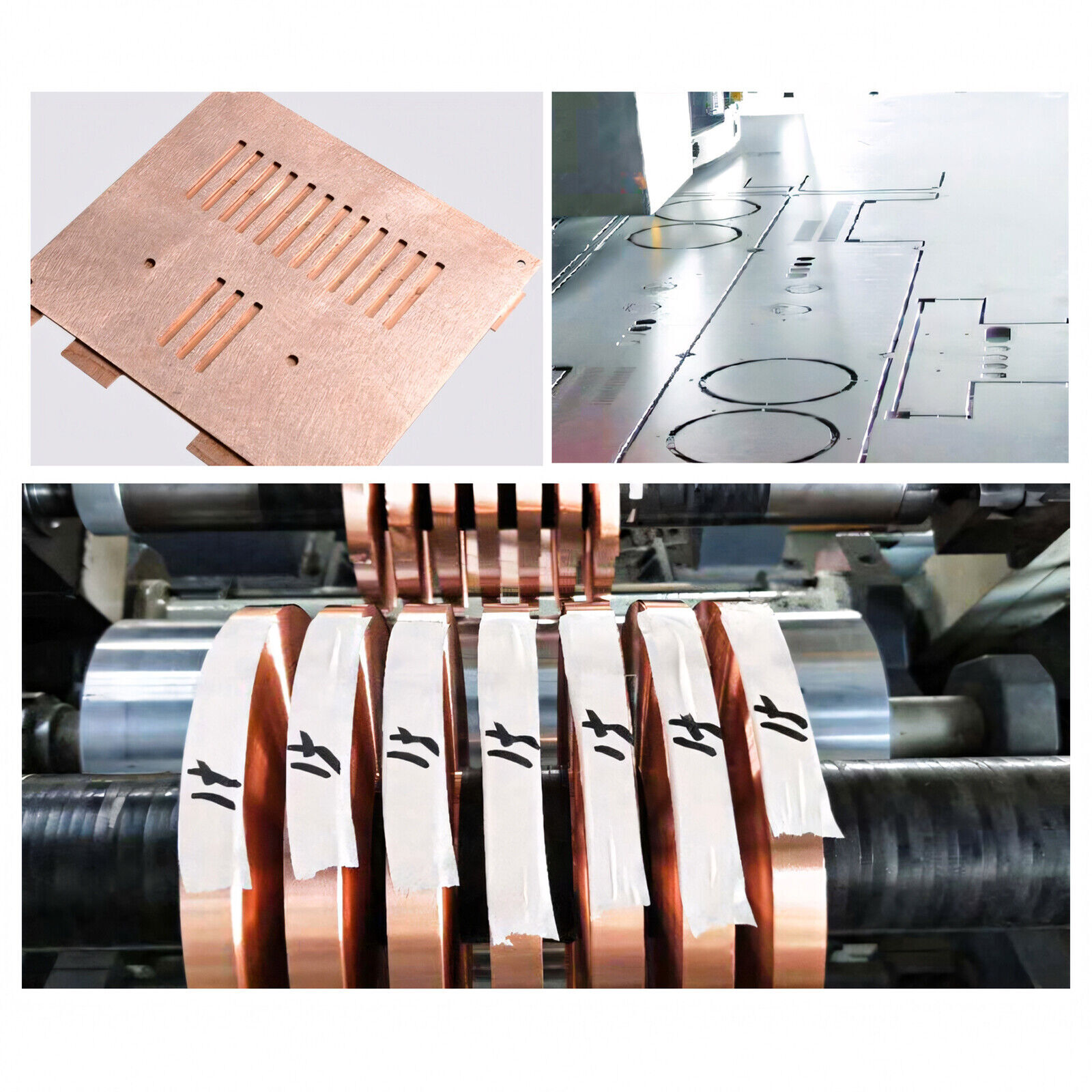 5mm-300mm Width 99.9% Copper Sheet Roll Metal Foil Plate 0.01mm-0.06mm Thick
