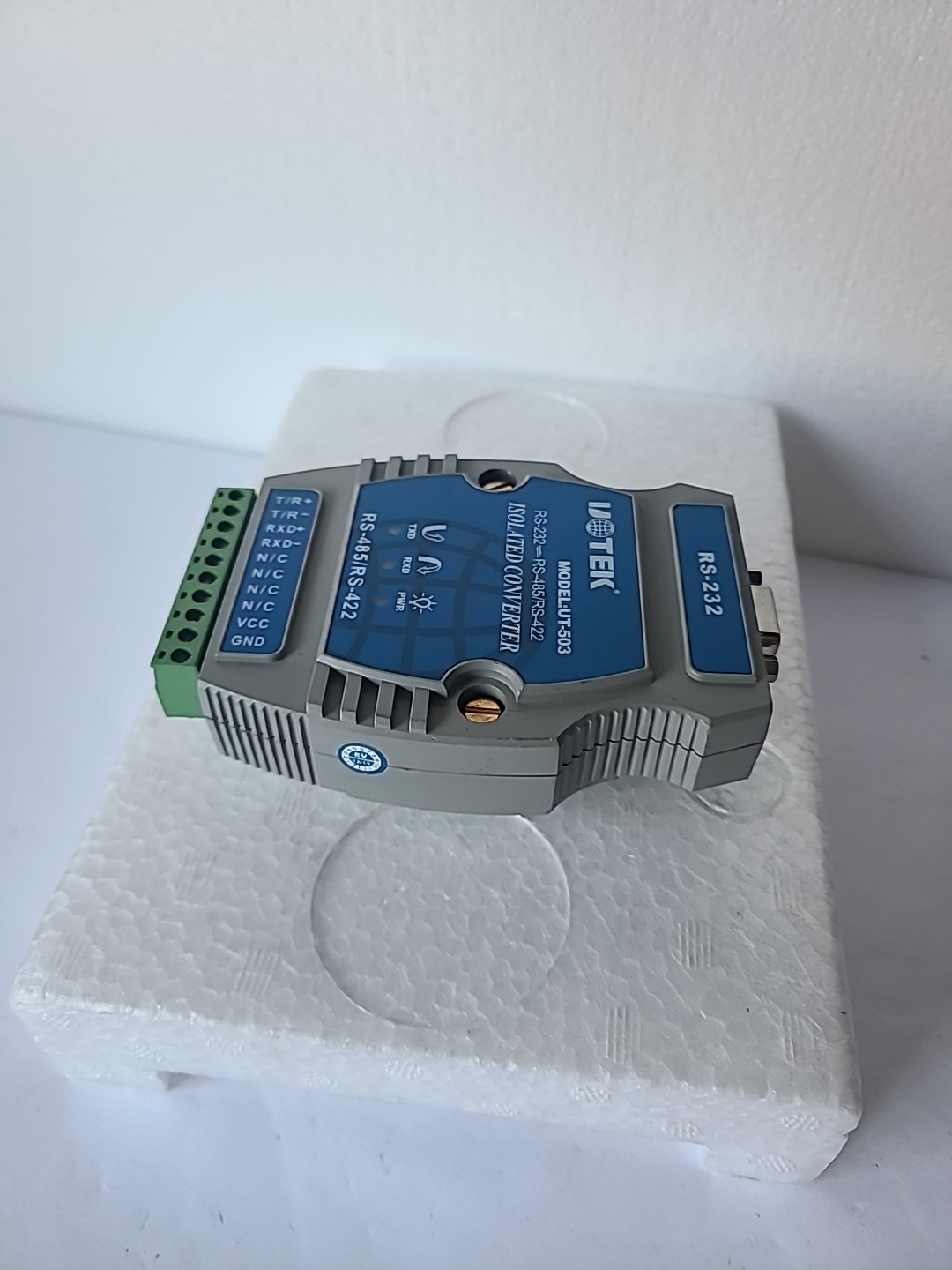 RS-232 to RS-485 Converter DB9 UT-503 Adapter Connector Optical Isolation