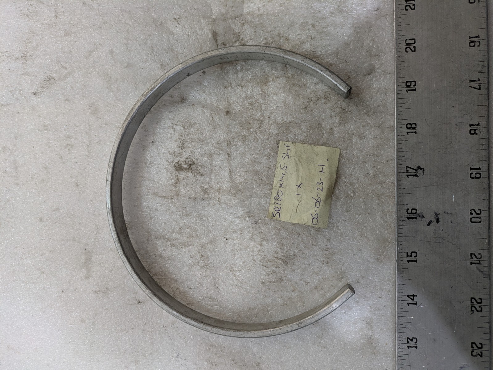 Large Internal Retaining Ring Snap Ring Circlip Steel 6 Inch Industrial