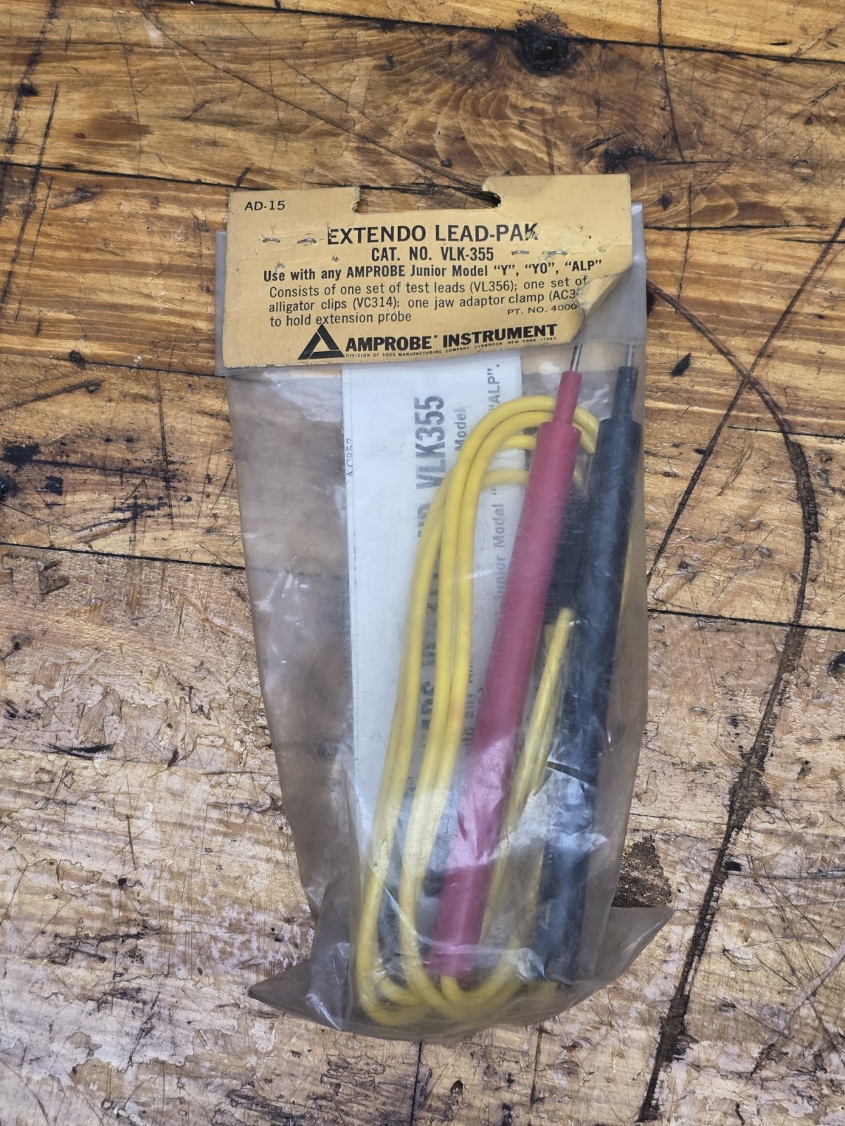 Amprobe Extendo Lead-Pak VLK-355 Junior Model Test Leads NEW