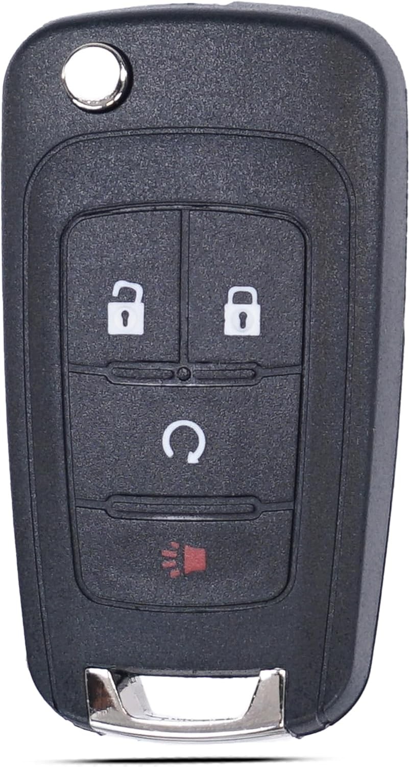 Replacement Flip Key Fob Shell Case for Sonic, Trax, Equinox, Encore, Terrain –