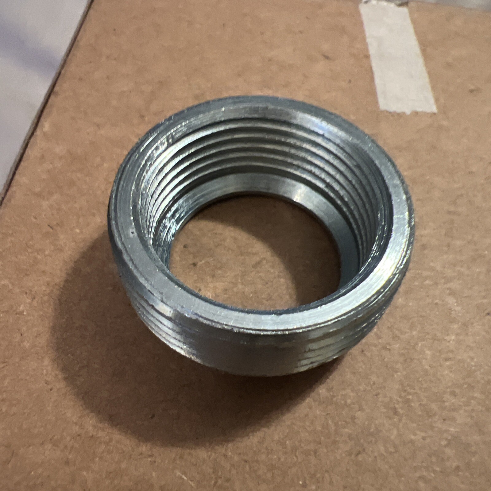 Box Of 23 Dottie Brand R357 Steel Reducing Bushings 1-1/4” x 1” Zinc Plated