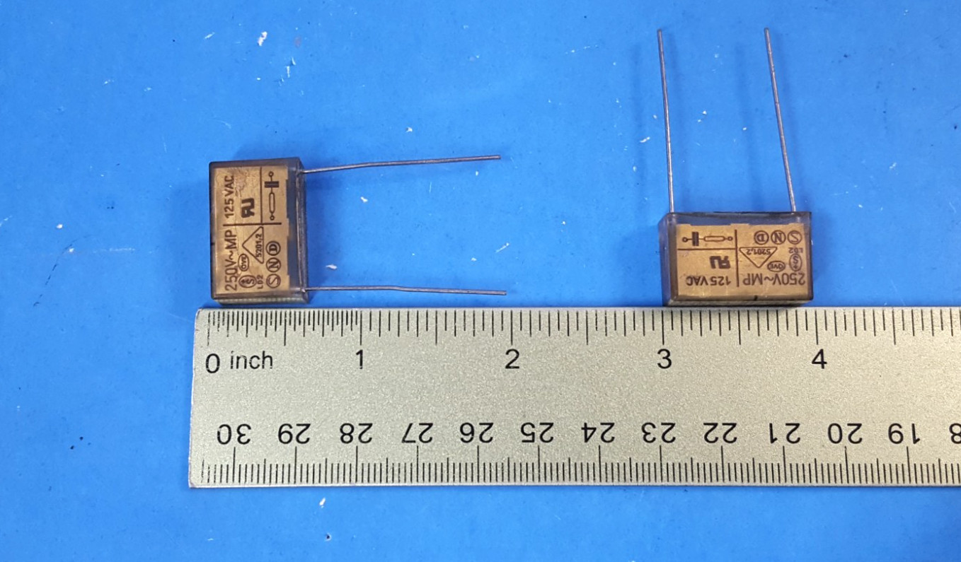 2pcs- Filter RC, PMR210MC5470M100, RIFA, 100OHM, 0.047UF Film Capacitor, 250V