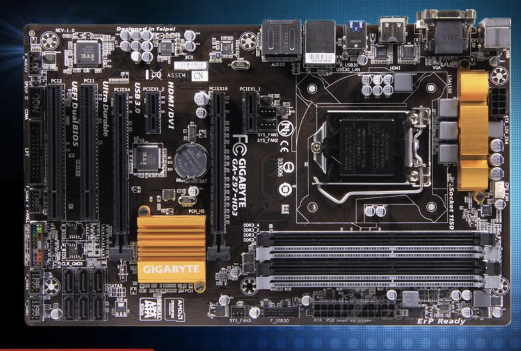 1pcs For Gigabyte GA-Z97-HD3 motherboard 1150-pin DDR3