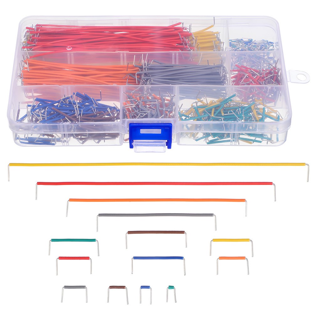 840 Pcs Wire Jump Kit Connecting Cables for Diy Breadboard Jumper Lead