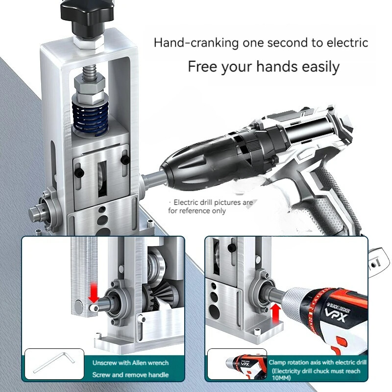 Hand-operated Wire Stripping Machine Waste Copper Cable Stripping Recycling Tool