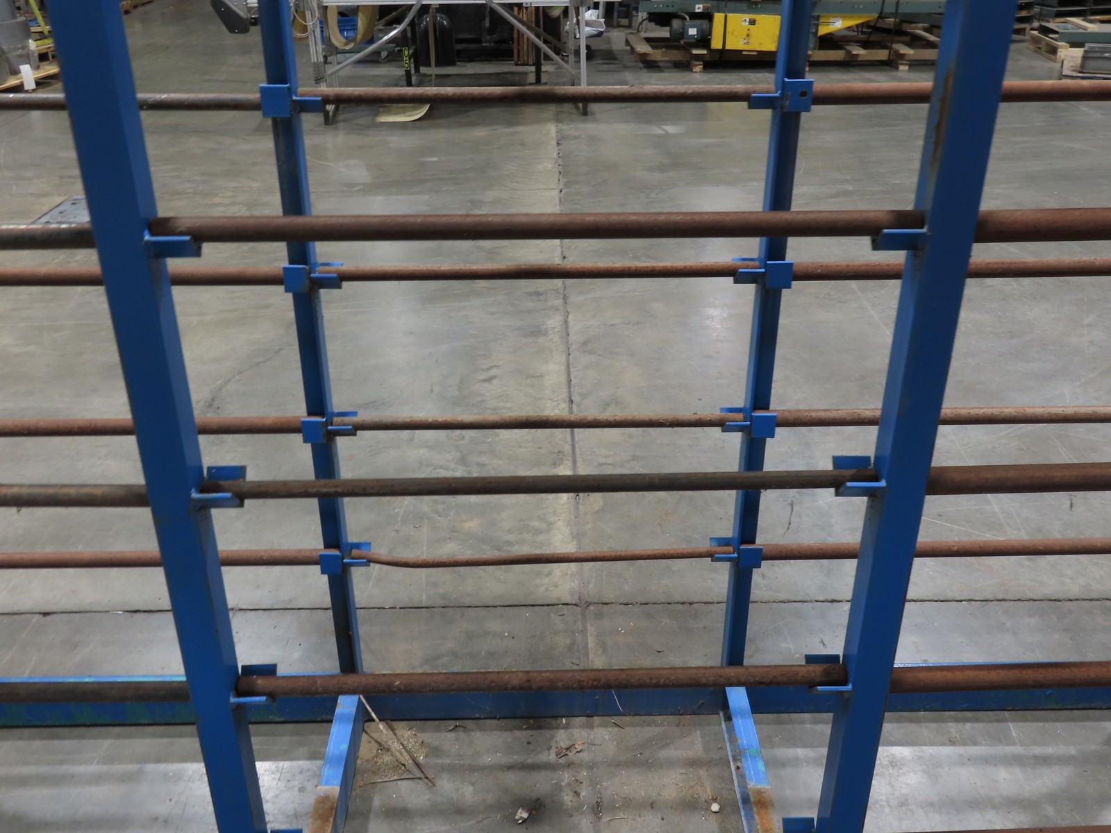 Industrial Custom Wire Spool Organizer Rack Cable Management 36 Rod 113x32x90″