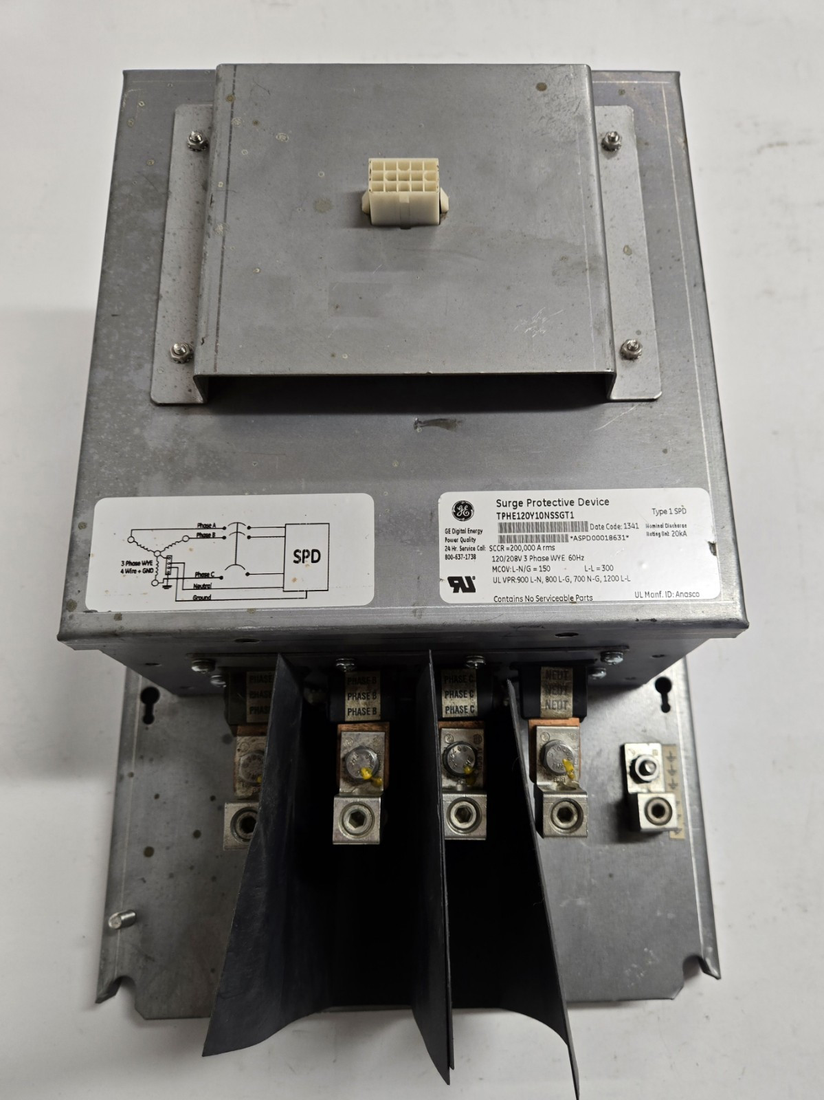 GE SURGE PROTECTIVE DEVICE TPHE120Y10NSSGT1.