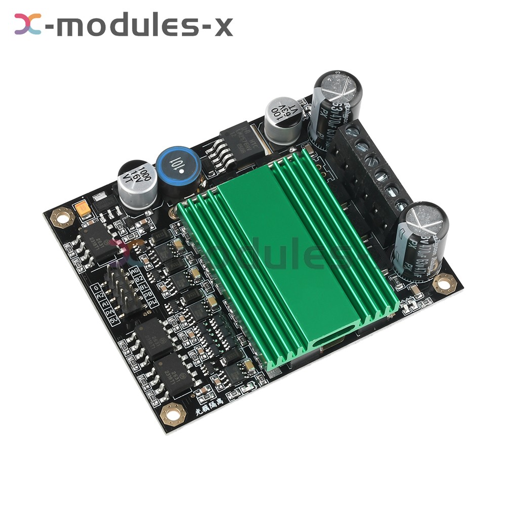 H-bridge 100A DC Motor Drive Module High Power Motor Speed Control 2 Channel DIY