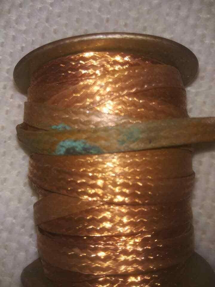 1/4″ BARE BRAID COPPER WIRE (Est 150 foot spool) BIRNBACH RADIO COMPANY