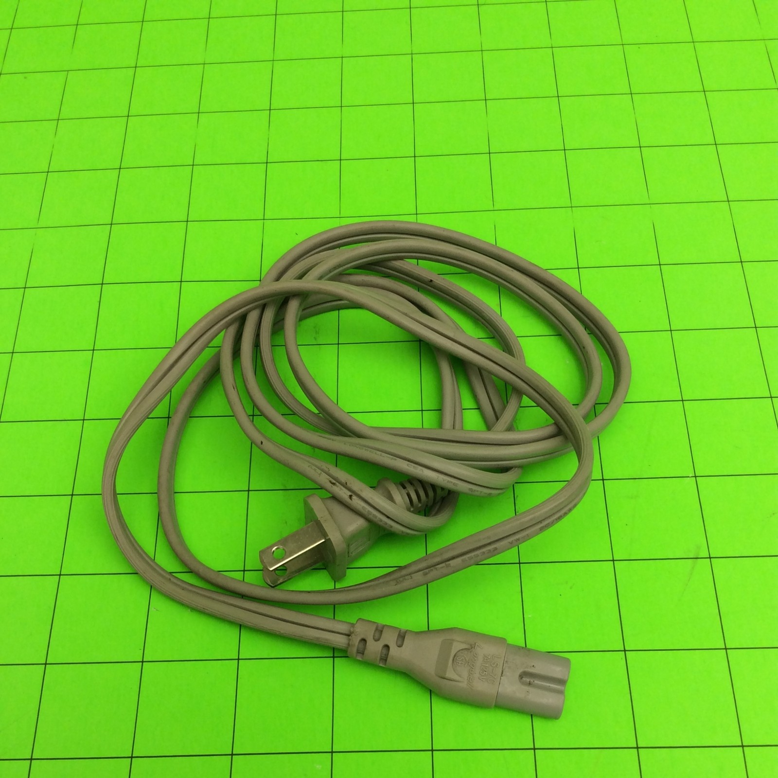 6FT Gray Figure 8 End Power Cable Cord